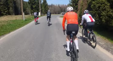 Kadrowicze MTB trenują na Polanie Jakuszyckiej. Ostatnie szlify przed Pucharem Świata