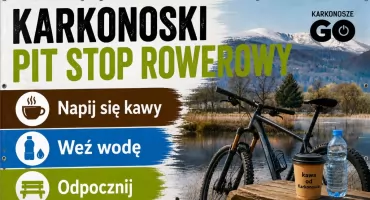 Nowy rowerowy PIT STOP w Podgórzynie. Kawa, odpoczynek i stacja naprawcza