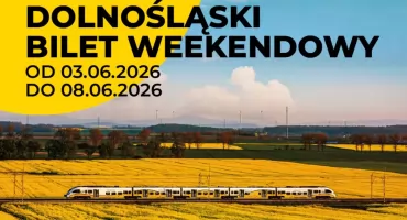 Czerwcowy długi weekend z Kolejami Dolnośląskimi. Jeden bilet, setki pomysłów na wyjazd