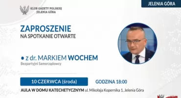 Dr Marek Woch spotka się z mieszkańcami Jeleniej Góry