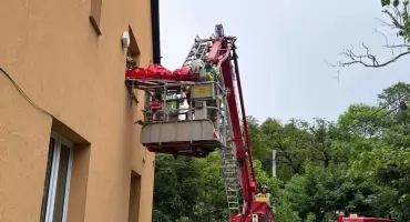 Współpraca, która ratuje życie. Służby przeprowadziły wymagającą ewakuację