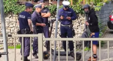 Policja skontrolowała użytkowników hulajnóg i rowerów elektrycznych