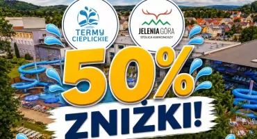 Wakacyjna oferta dla młodych mieszkańców Jeleniej Góry. Termy Cieplickie ze specjalną zniżką