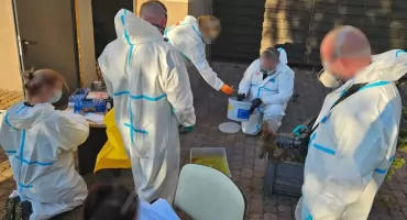 Nielegalne laboratorium narkotykowe zlikwidowane. W akcji Straży Granicznej zatrzymano 35-latka
